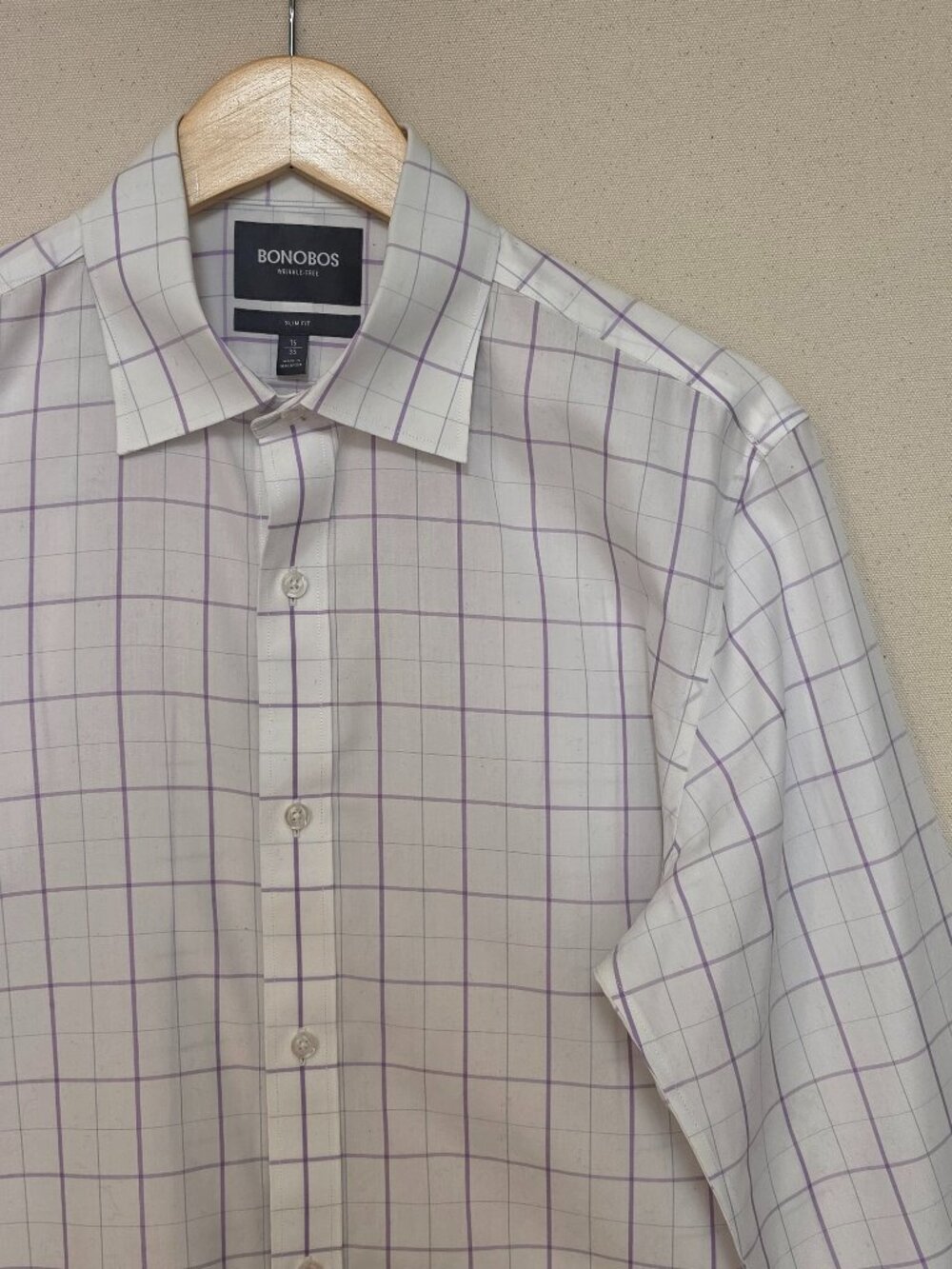 Bonobos Slim Fit Wrinkle Free Button Down 16